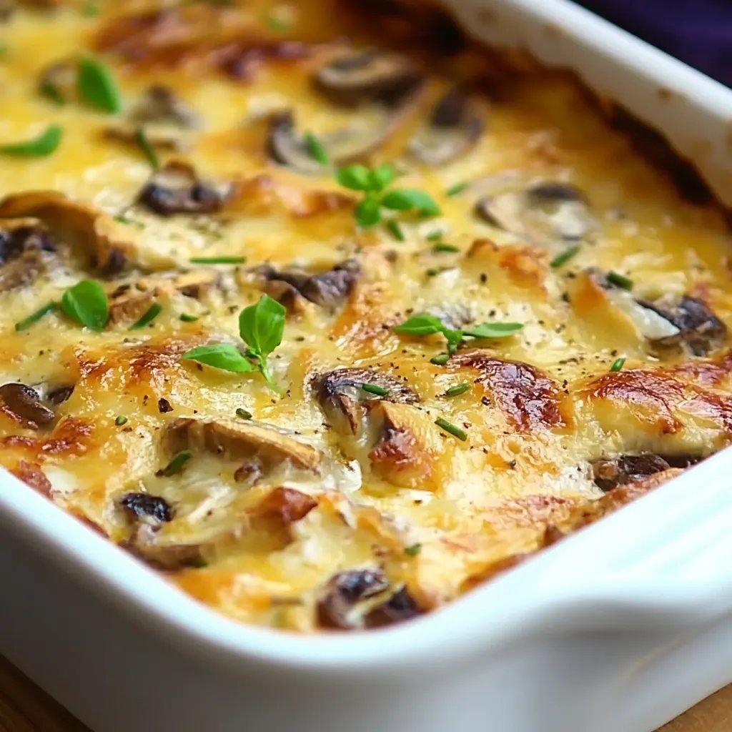 Schnitzel-Gratin mit Curry und Champignons