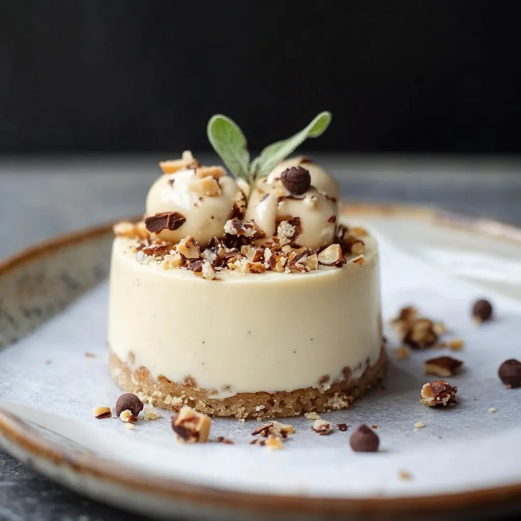 Haselnuss-Törtchen mit weißer Schokoladenmousse