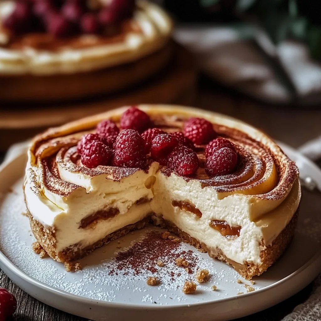 Zimtschnecken-Käsekuchen