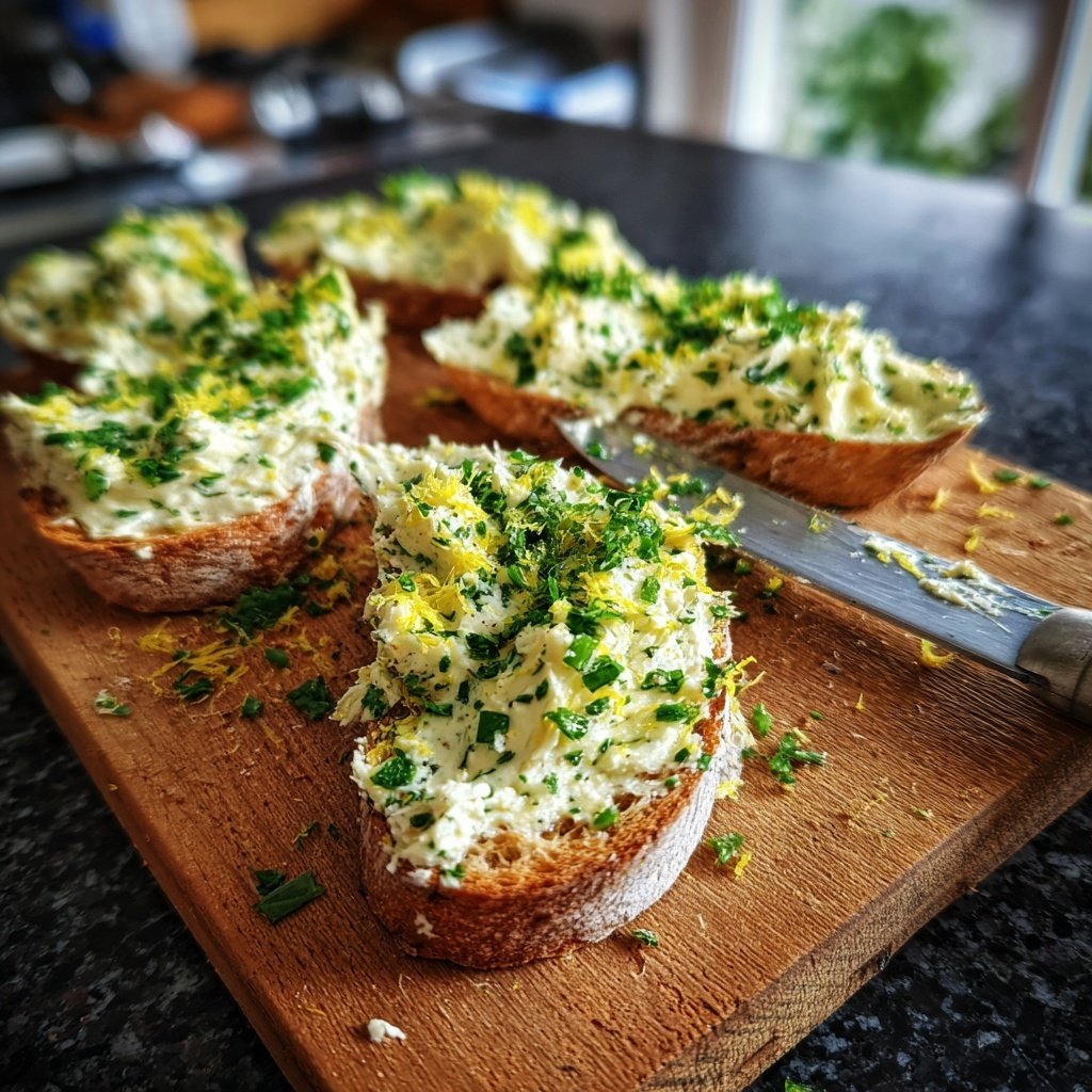 Kräuterbutter Mit Basilikum Und Zitrone