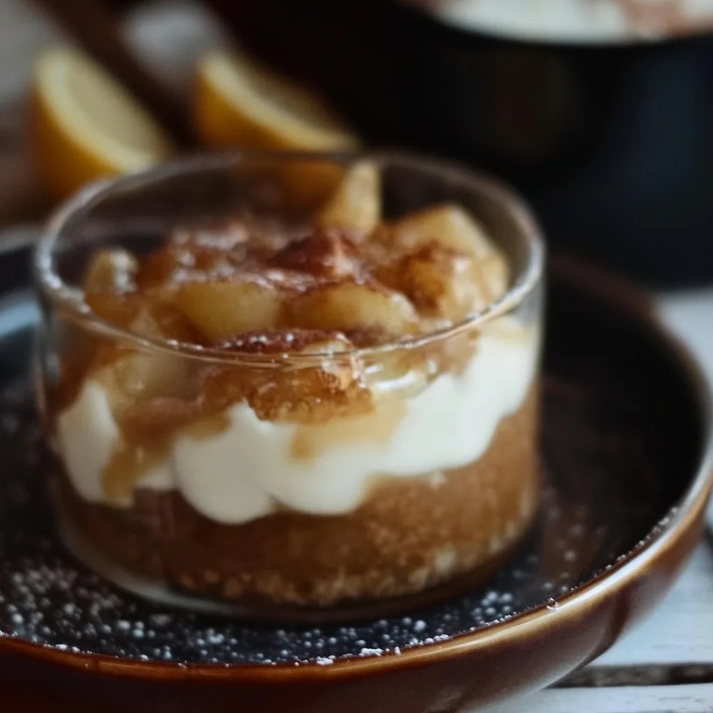 Spekulatius-Bratapfel-Winterdessert