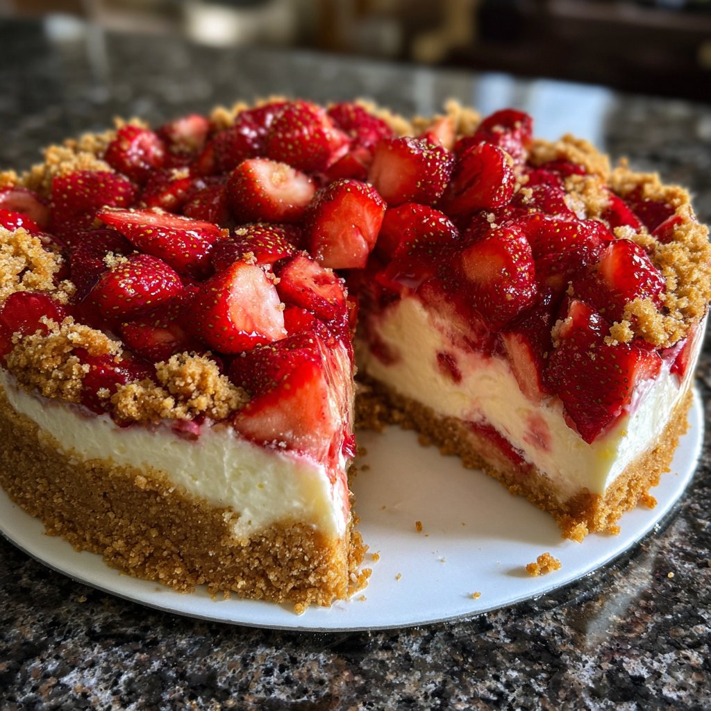 Erdbeerkuchen Mit Sahne