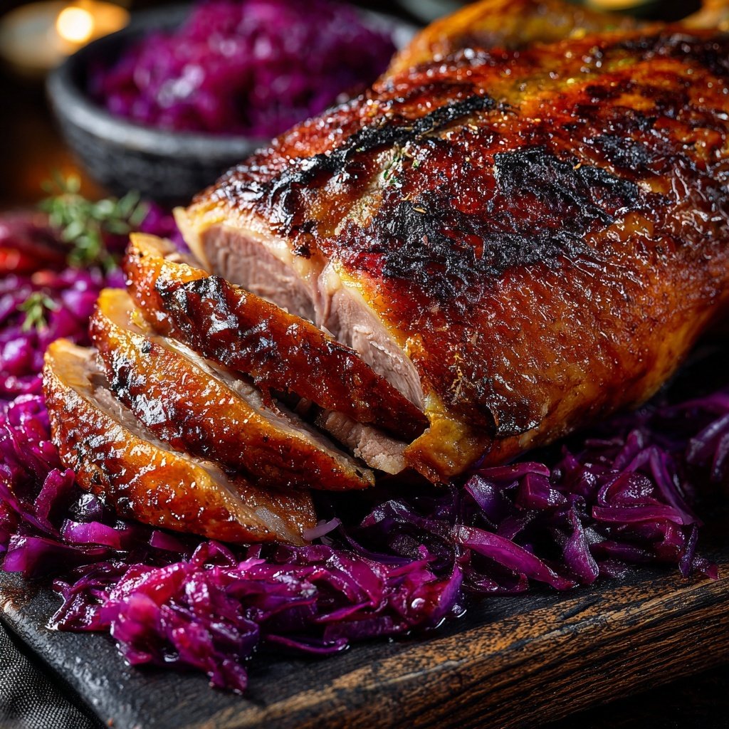 Saisonal & Festlich Weihnachtsgans mit Rotkohl