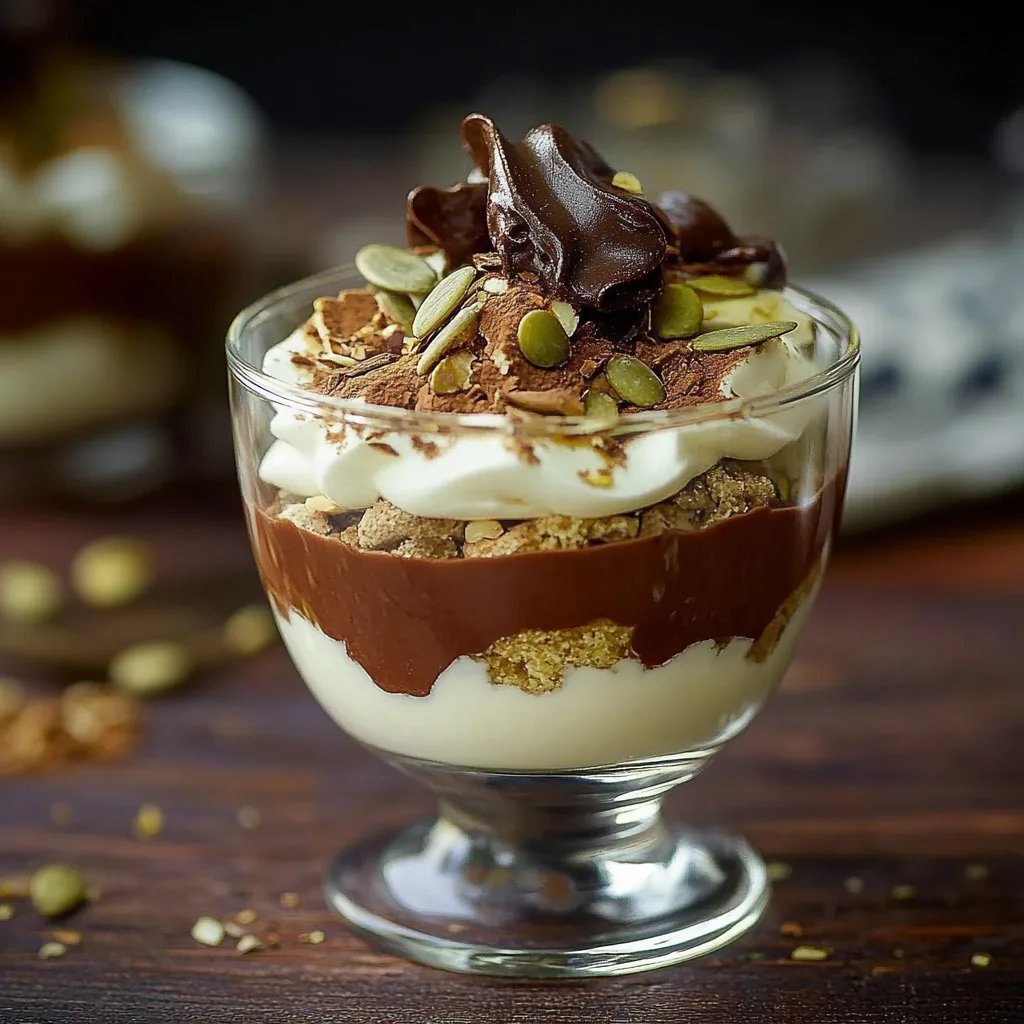 Dubai Schokoladen Dessert im Glas