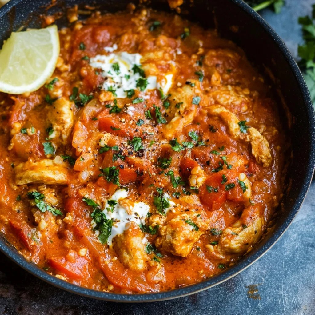Hähnchen-Pfanne mit Paprika & Reis