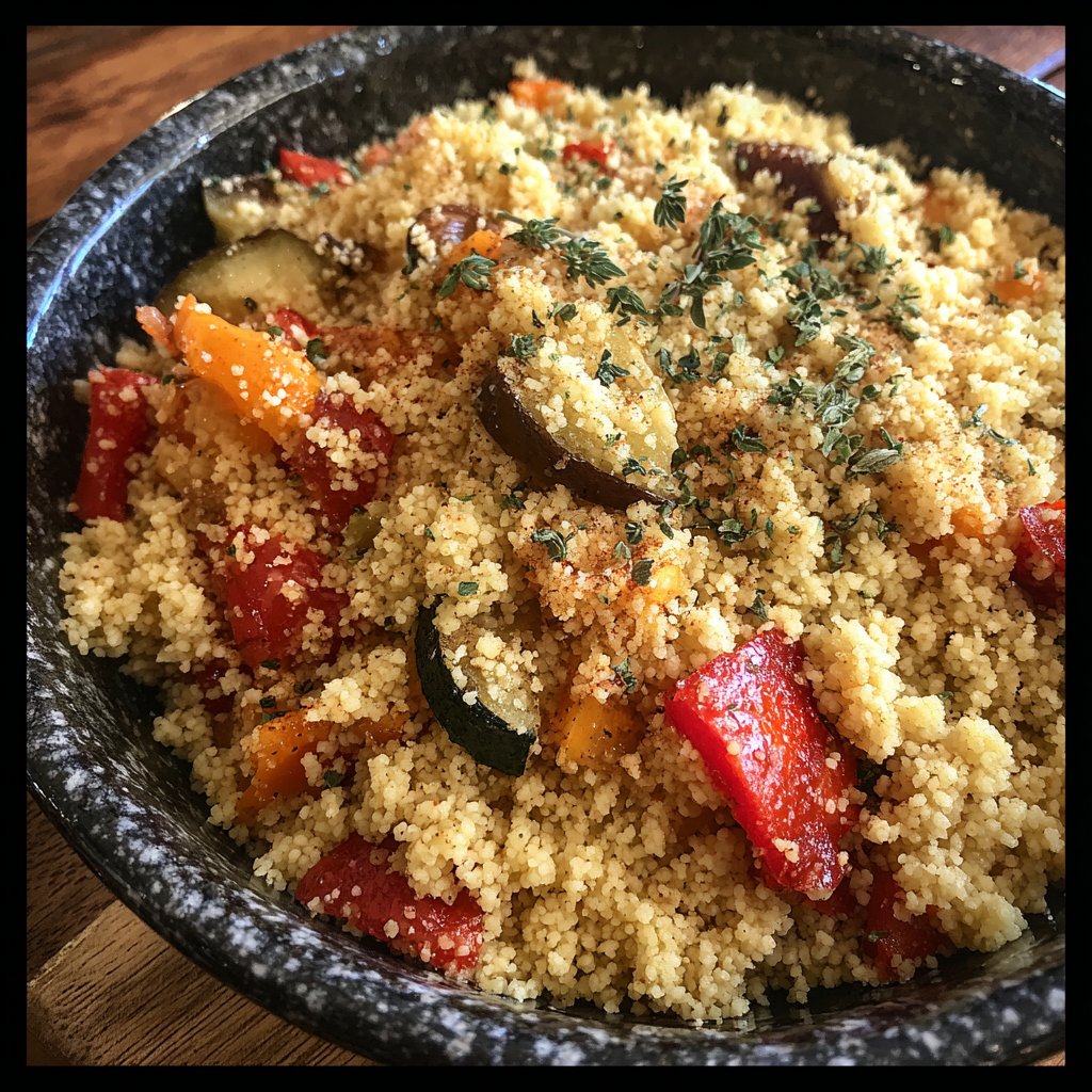 Couscous mit Ofengemüse