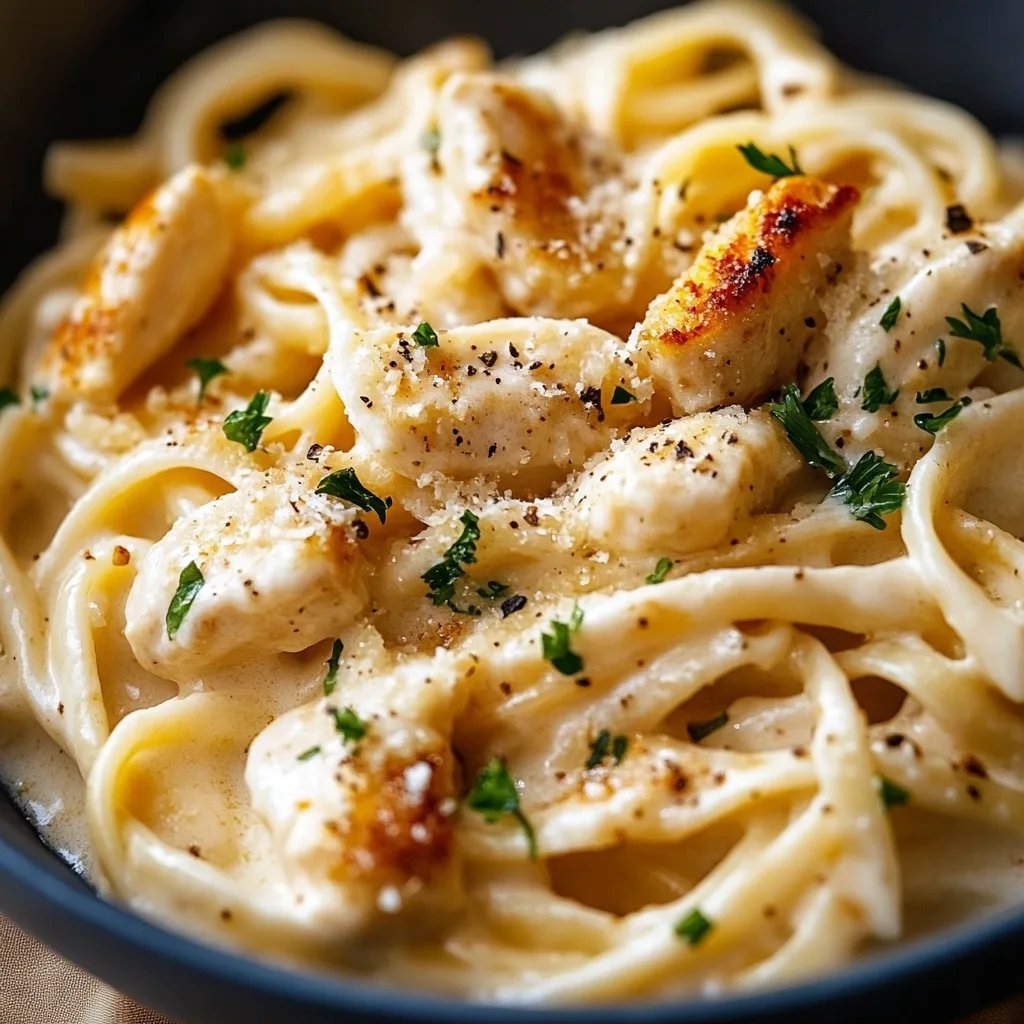 Hähnchen Alfredo Pasta