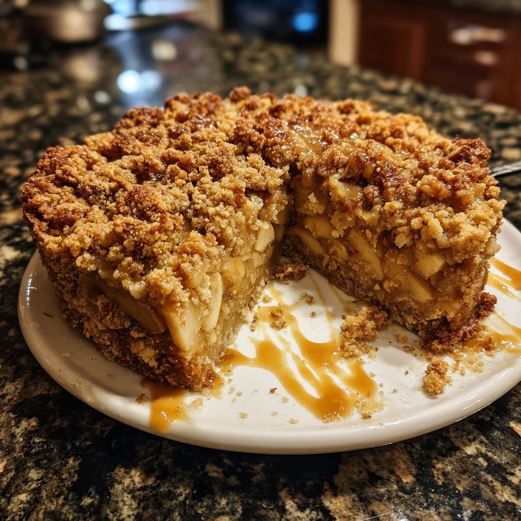 Weihnachtscrumble Dessert