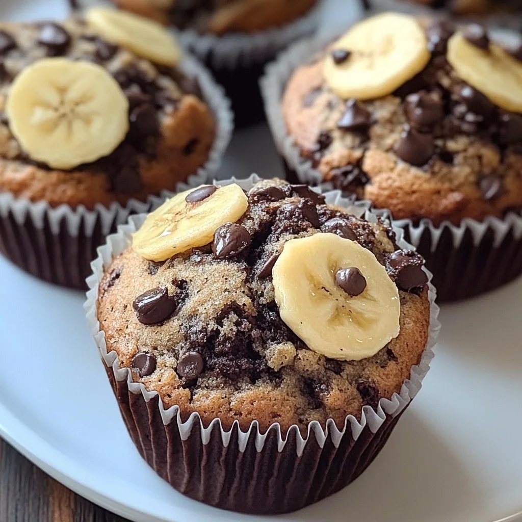 Schoko-Bananen-Muffins