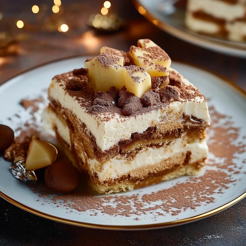 Bratapfel Tiramisu mit Spekulatius