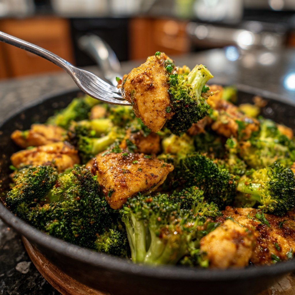 Brokkoli Hähnchen Pfanne Schnell