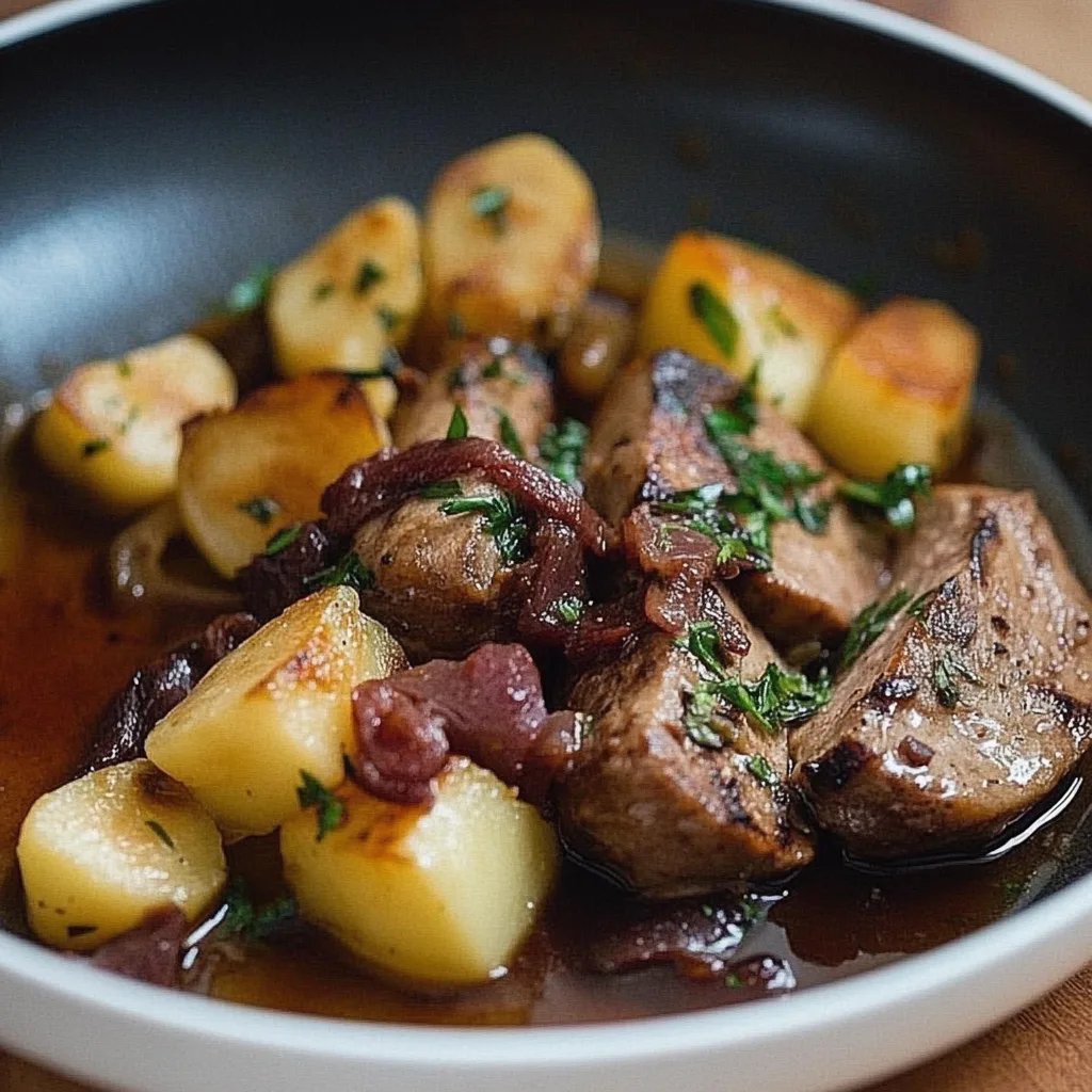 Rehrücken mit Kartoffelpüree, Sauce und Feldsalat