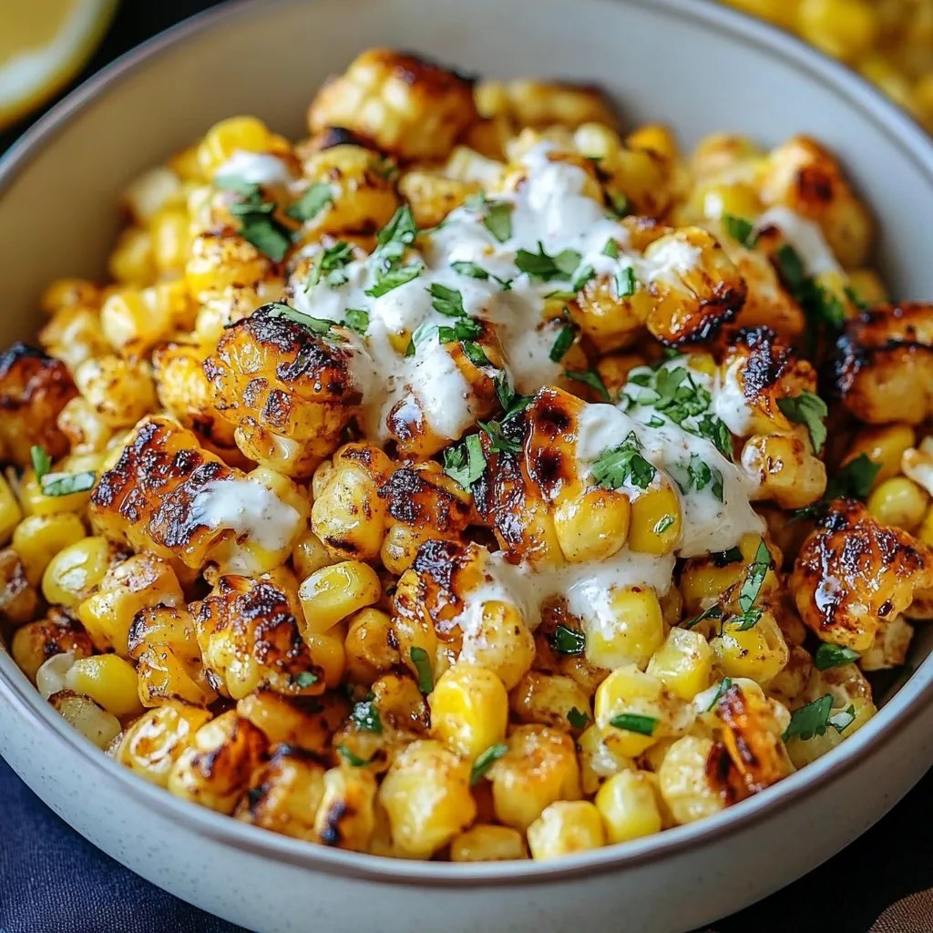 Street Corn Hähnchen Reis Bowl