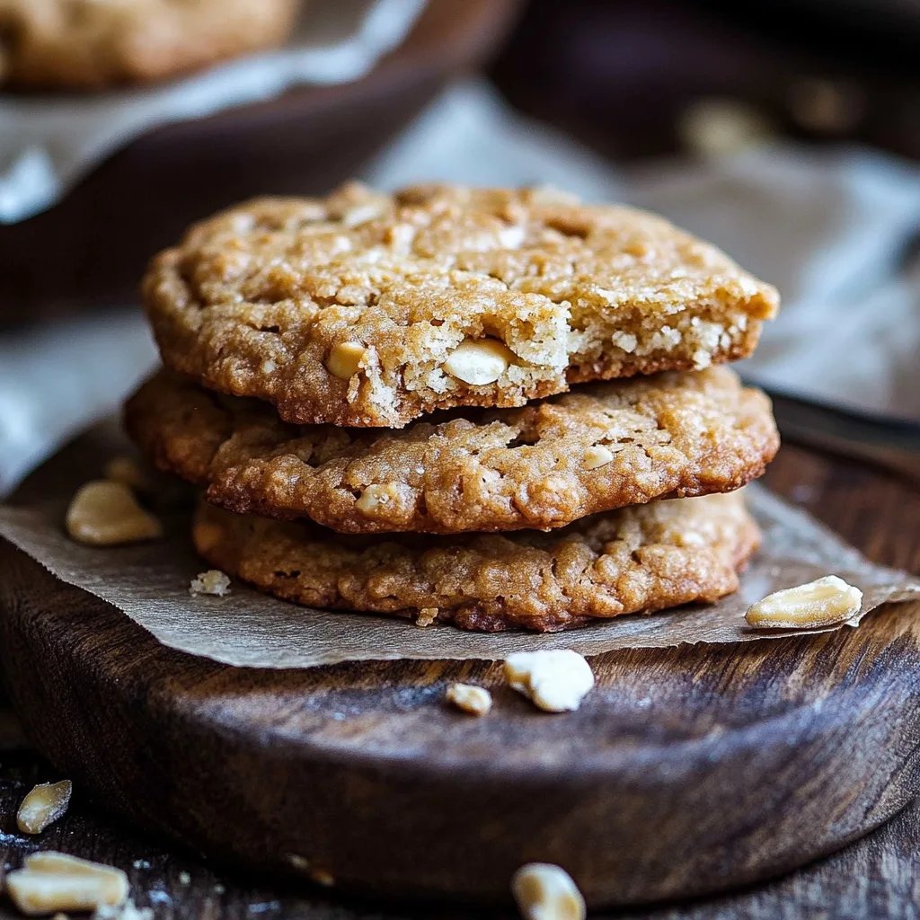 Einfache Haferflockenkekse