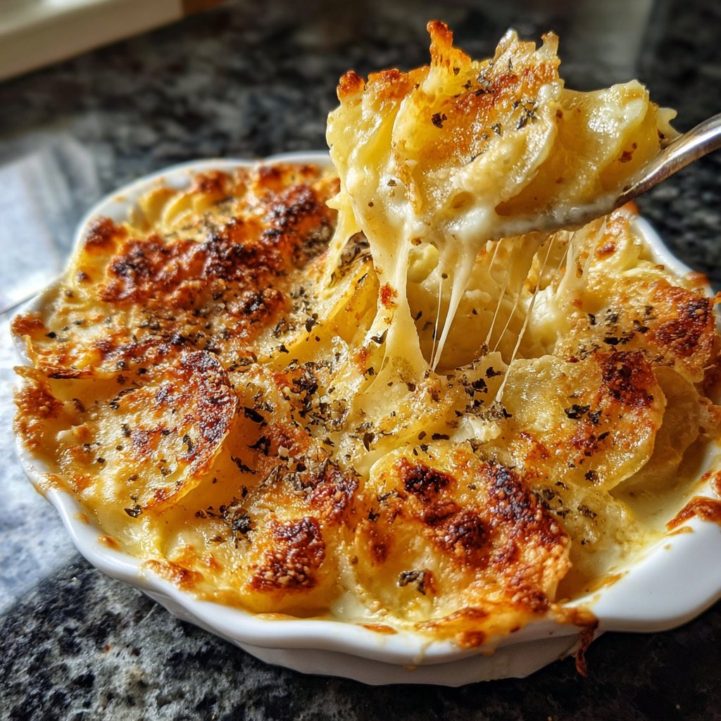 Kartoffelgratin mit Trüffel
