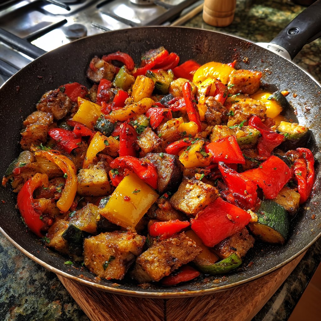 Auberginenpfanne leicht