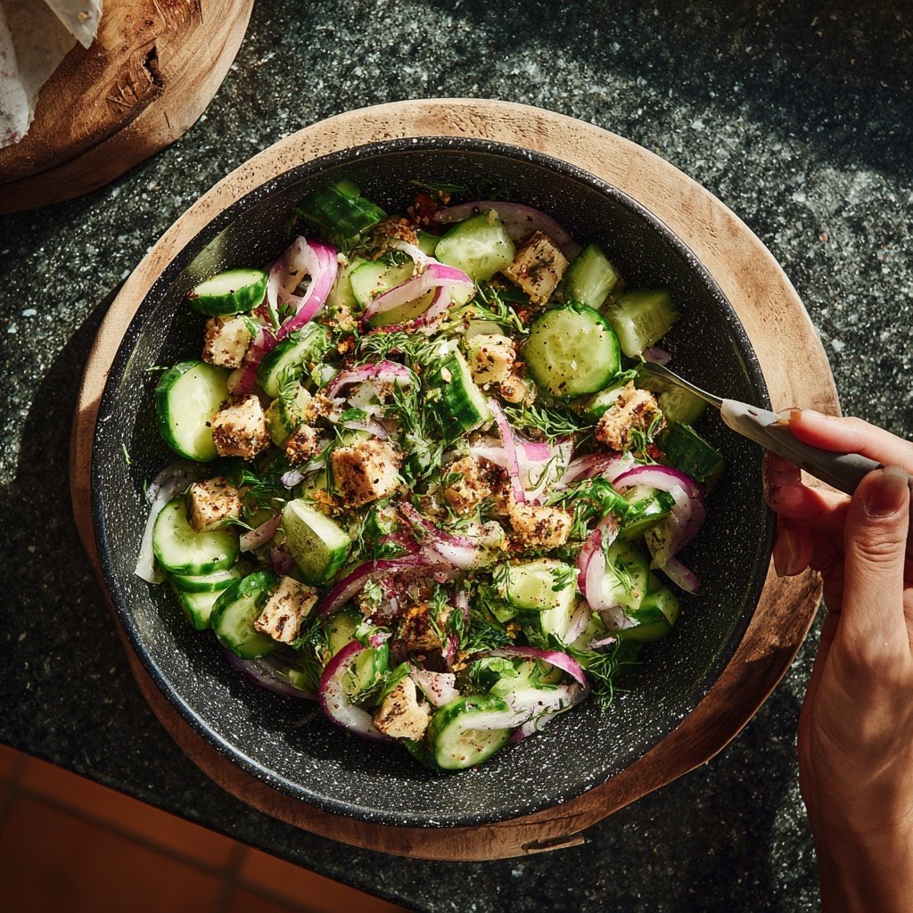 Grill Beilagen Mit Gurken Salat